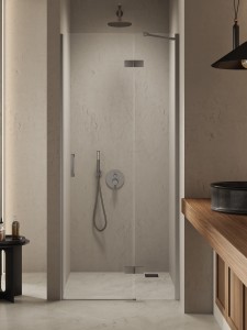 New Trendy NESTA GUNMETAL BRUSHED drzwi prysznicowe 120 cm prawe D-0936A