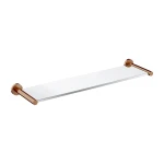 OMNIRES MODERN PROJECT półka szklana miedź szczotkowana MP60930CPB