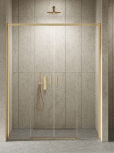New Trendy Prime Gold Brushed 150 cm Drzwi wnękowe, podwójne D-0800A
