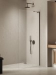 New Trendy NESTA Gunmetal Brushed ścianka Walk-in 8 mm 90 cm WSPORNIK KĄTOWY „L” K-1756-WL