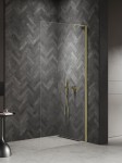New Trendy NESTA Light Gold ścianka Walk-in 8 mm 100 cm WSPORNIK KĄTOWY „L” K-1733-WL