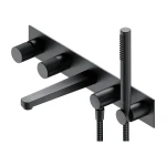 OMNIRES CONTOUR bateria wannowa 5-otworowa podtynkowa antracyt szczotkowany CT8037-1AT