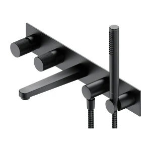 OMNIRES CONTOUR bateria wannowa 5-otworowa podtynkowa antracyt szczotkowany CT8037-1AT