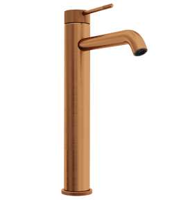 VAYER Futus Copper Brushed Bateria umywalkowa wysoka VRL-4222QB-3
