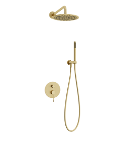 VAYER Futus Gold Brushed Zestaw podtynkowy z deszczownicą VRL-8261EB+VRL-5361EB