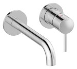 Damixa Zestaw elementów 180 mm zewnętrznych z wylewką podtynkowej baterii umywalkowej chrom 146260000