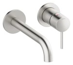 Damixa Zestaw elementów 180 mm zewnętrznych z wylewką podtynkowej baterii umywalkowej polerowany stal pvd 146264600