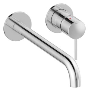 Damixa Zestaw elementów 250 mm zewnętrznych z wylewką podtynkowej baterii umywalkowej chrom 146160000