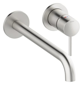 Damixa Zestaw elementów 250 mm zewnętrznych z wylewką podtynkowej baterii umywalkowej polerowany stal pvd 146164600