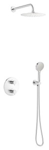 Damixa Silhouet HS1 podtynkowy zestaw prysznicowy termostatyczny chrom 571230000
