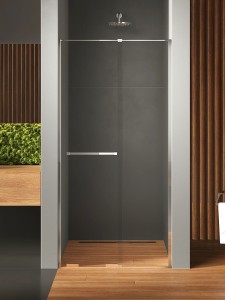 New Trendy SMART drzwi prysznicowe 150 cm suwane, reling EXK-6582