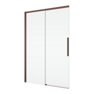 Ronal Oriana drzwi prysznicowe 140 cm suwane Bordeaux metal