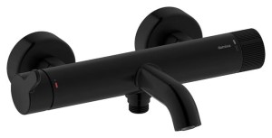 Damixa Silhouet BATERIA WANNOWO - PRYSZNICOWA matowa czerń 741006100