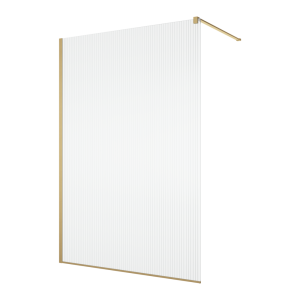 Ronal EASY STR4P ścianka Walk-in 120 cm złoto szczotkowane,szkło LINA STR4P1201385