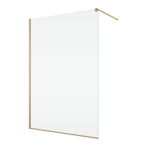 SANSWISS Ronal EASY STR4P ścianka Walk-in 130 cm złoto szczotkowane STR4P1301307