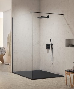 New Trendy NEW MODUS BLACK ścianka Walk-in 80 cm EXK-0057