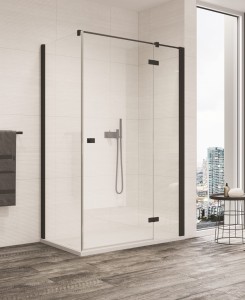 Sanswiss Ronal ANNEA BLACK LINE kabina prawa 110x70 cm AN13D11000607+ANT107000607
