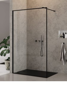 New Trendy NEW MODUS BLACK ścianka Walk-in 90 cm EXK-0106